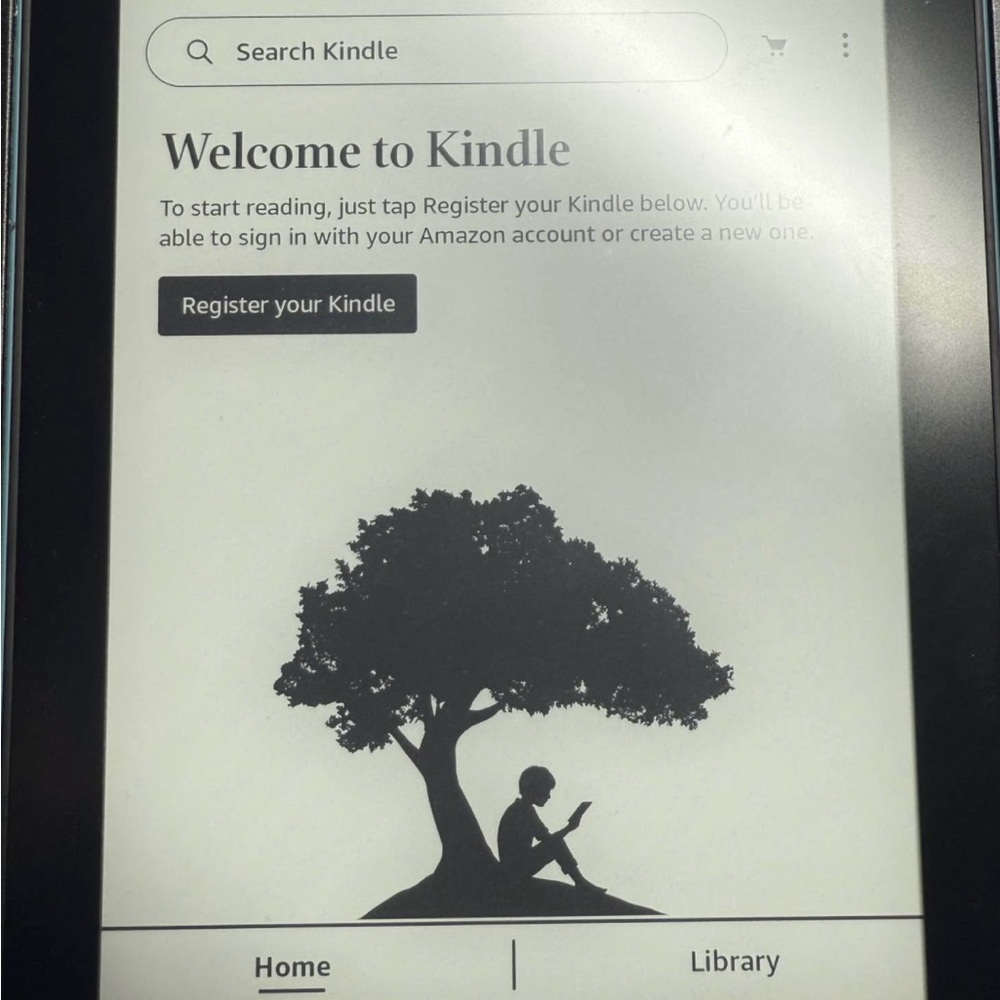 Amazon Kindle Blue eBook Reader with E-Ink Display